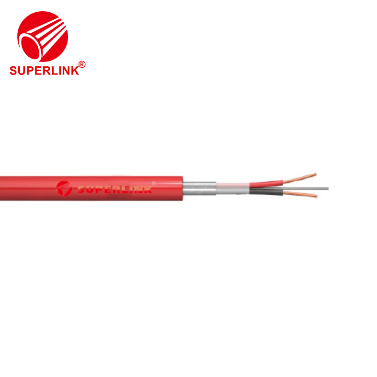2 cores shielded fire alarm cable
