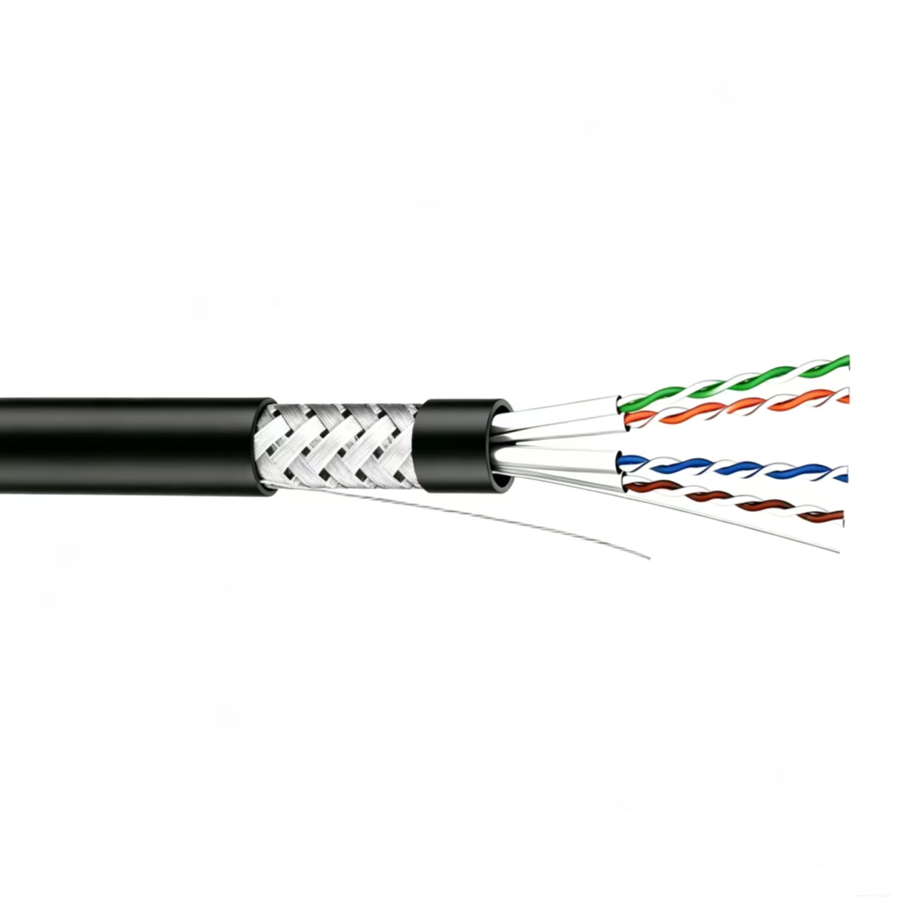 S/FTP CAT6A TPE Sheath